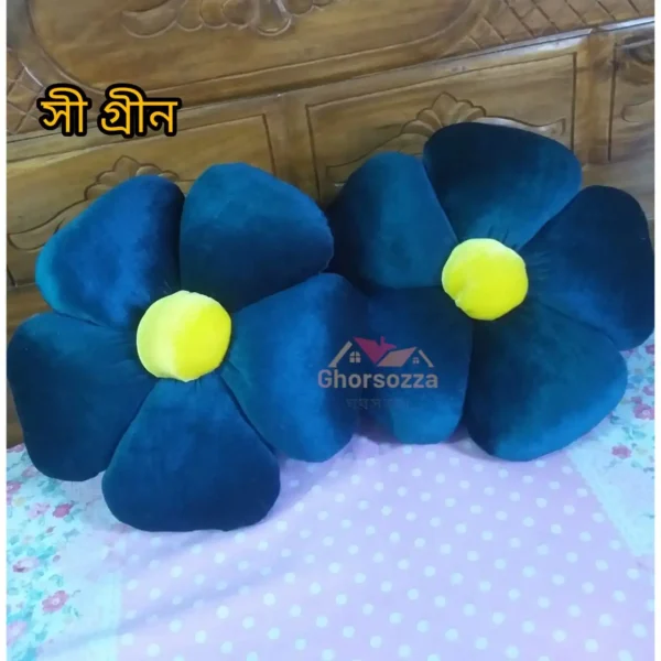 Velvet Sunflower Pillow - Image 2