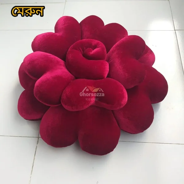 Velvet Rose Pillow - Image 4